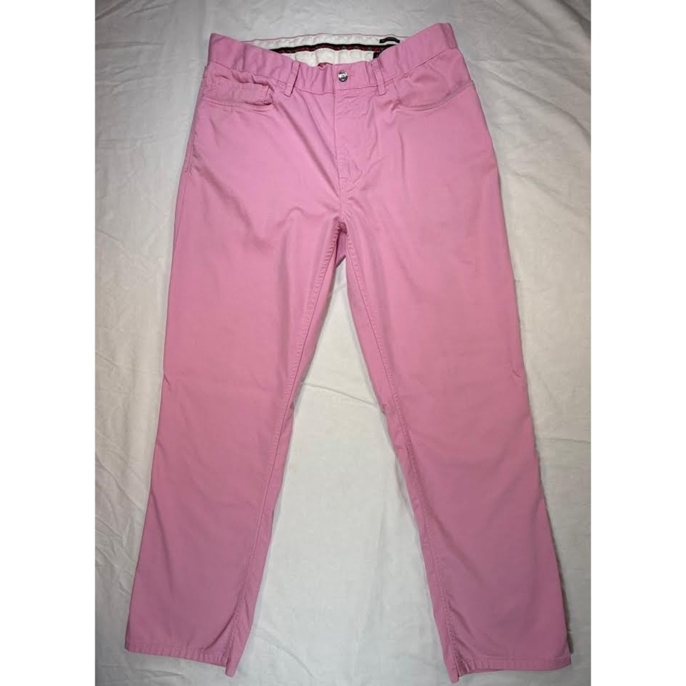 Polo Ralph Lauren Golf Pants Mens 31x30 Pink Tailored Fit Straight Leg Chino